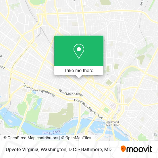 Upvote Virginia map
