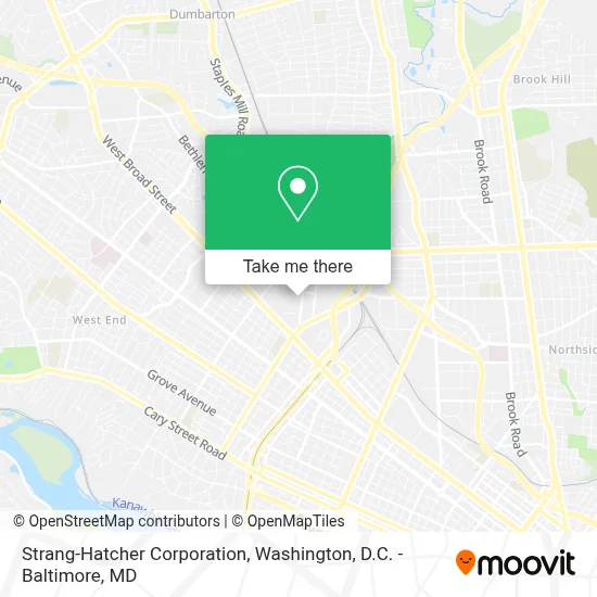 Strang-Hatcher Corporation map