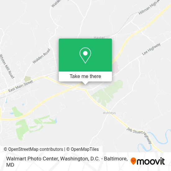 Walmart Photo Center map