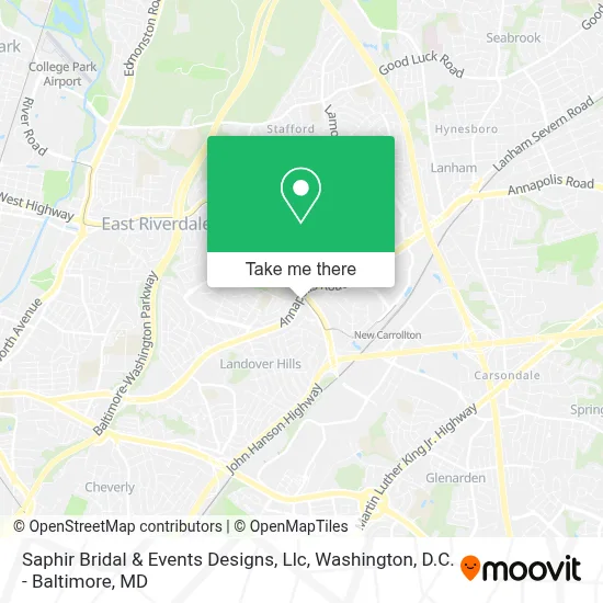Saphir Bridal & Events Designs, Llc map