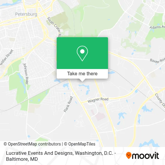 Lucrative Events And Designs map
