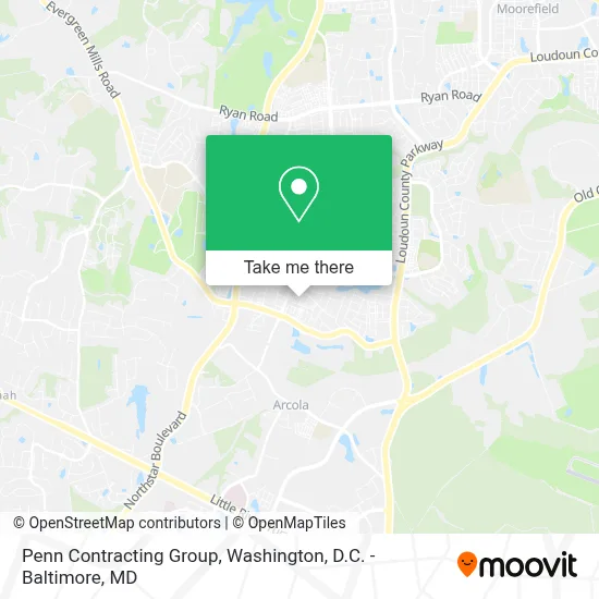 Penn Contracting Group map