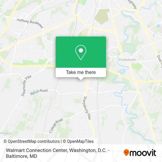 Walmart Connection Center map