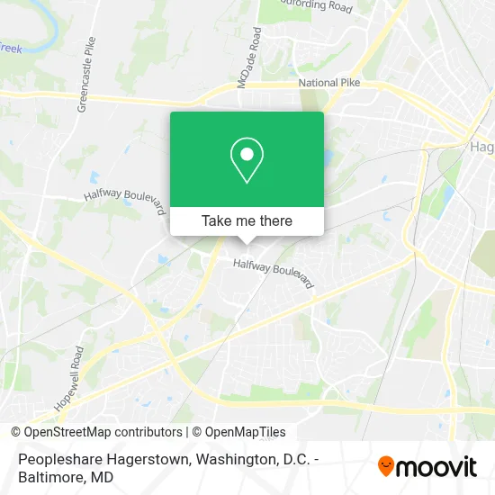 Peopleshare Hagerstown map