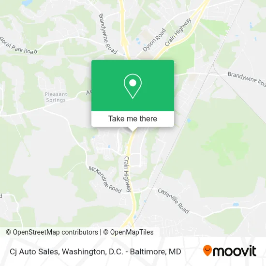 Cj Auto Sales map
