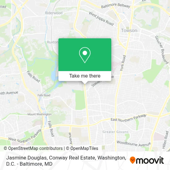 Jasmine Douglas, Conway Real Estate map