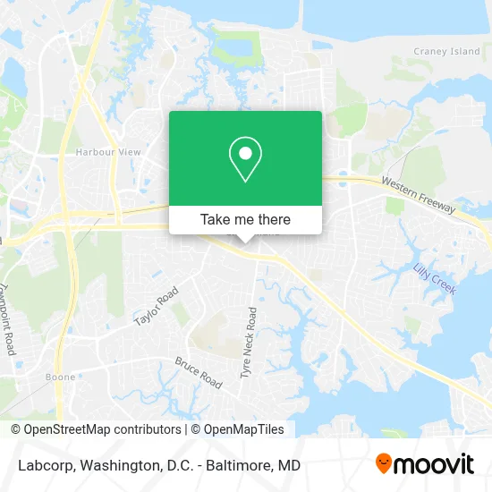 Labcorp map