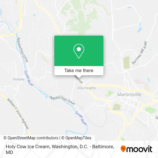 Holy Cow Ice Cream map