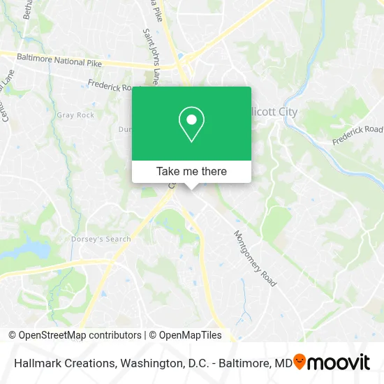 Hallmark Creations map