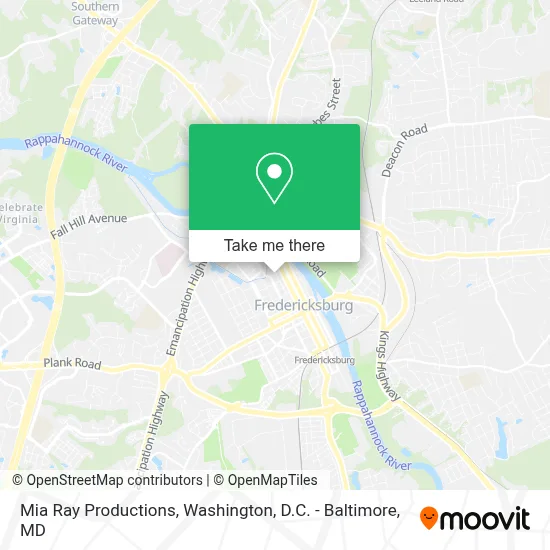 Mia Ray Productions map