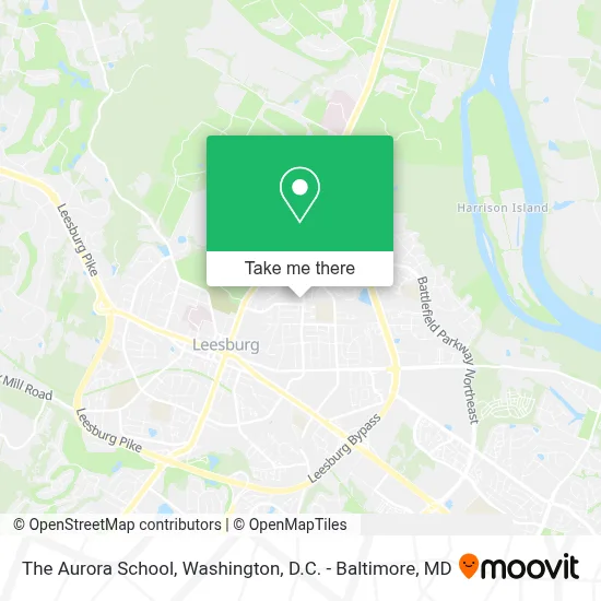 The Aurora School map