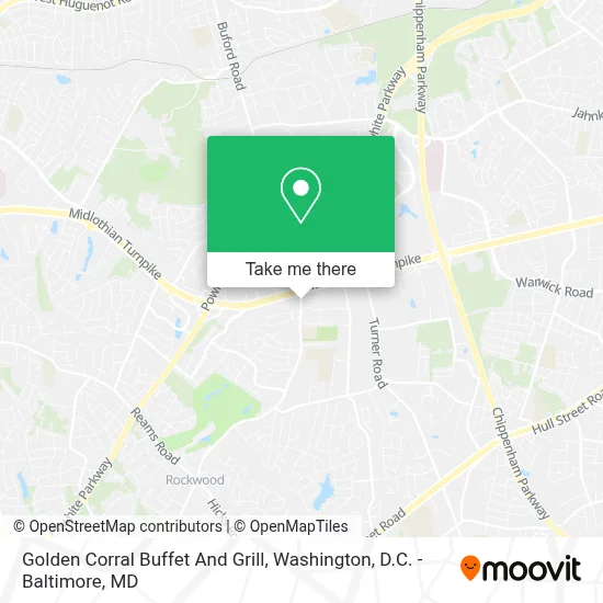 Golden Corral Buffet And Grill map