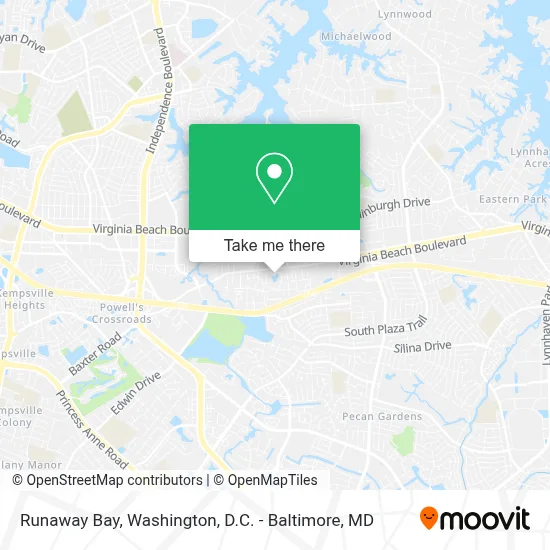 Runaway Bay map