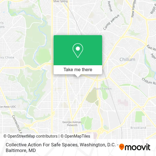 Collective Action For Safe Spaces map