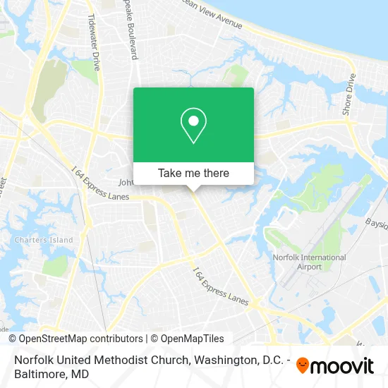 Norfolk United Methodist Church map