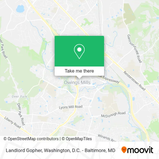 Landlord Gopher map