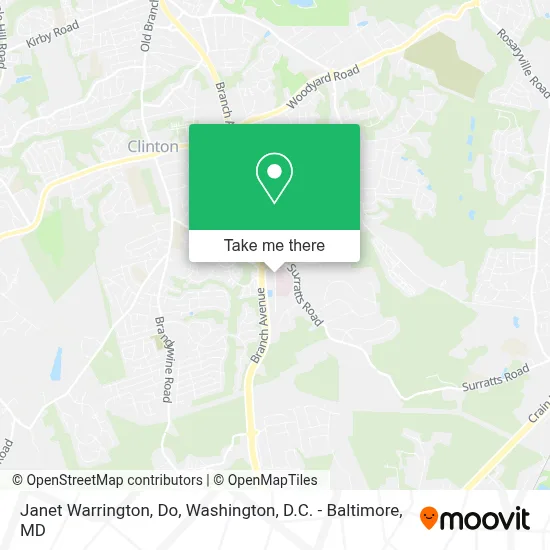 Janet Warrington, Do map