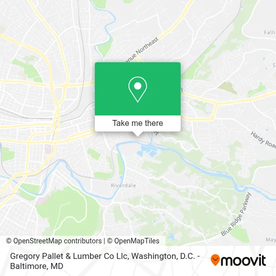 Gregory Pallet & Lumber Co Llc map