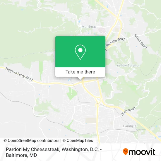 Pardon My Cheesesteak map