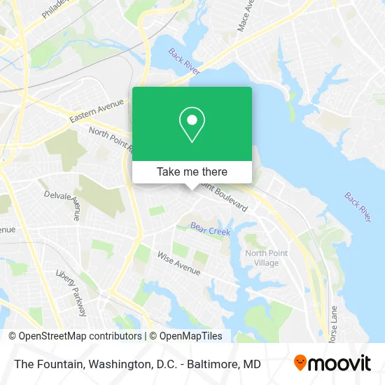 The Fountain map