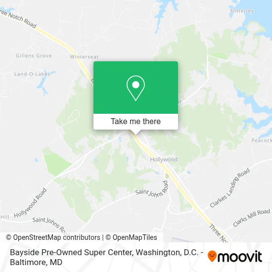 Bayside Pre-Owned Super Center map