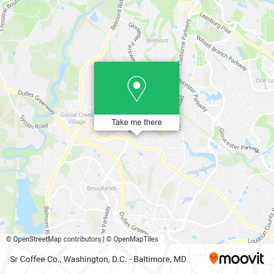 Sr Coffee Co. map
