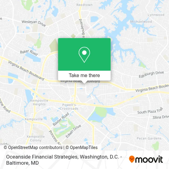 Oceanside Financial Strategies map