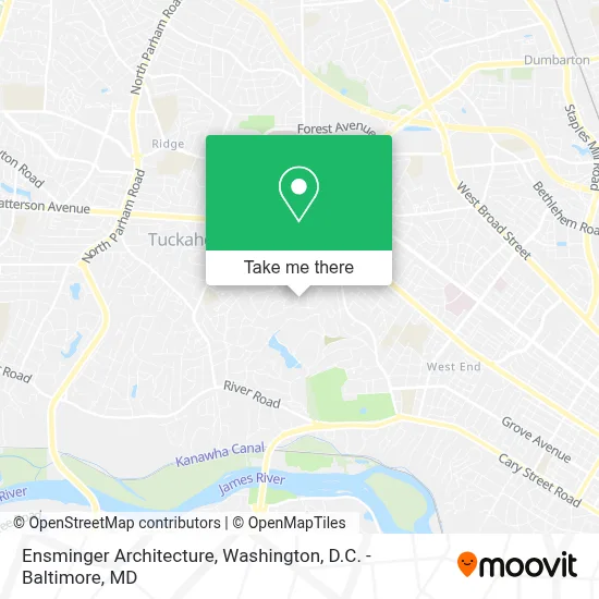 Ensminger Architecture map