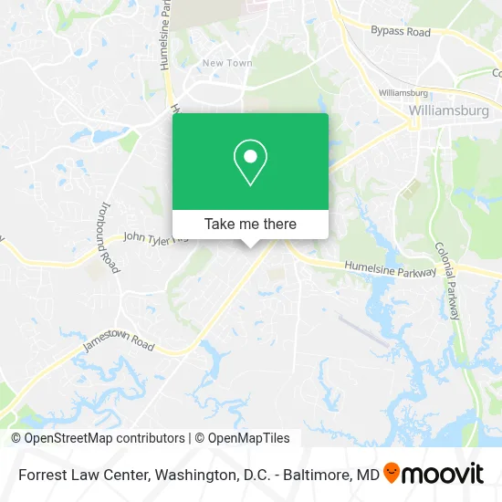 Forrest Law Center map