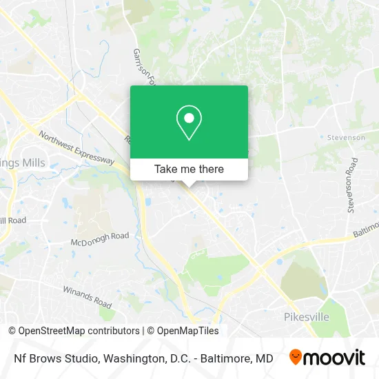 Nf Brows Studio map