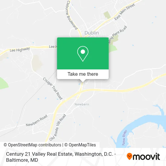 Century 21 Valley Real Estate map