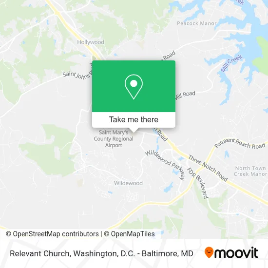 Relevant Church map