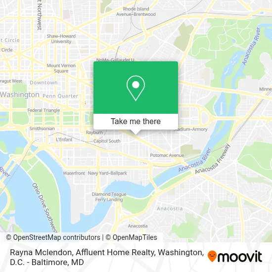 Rayna Mclendon, Affluent Home Realty map