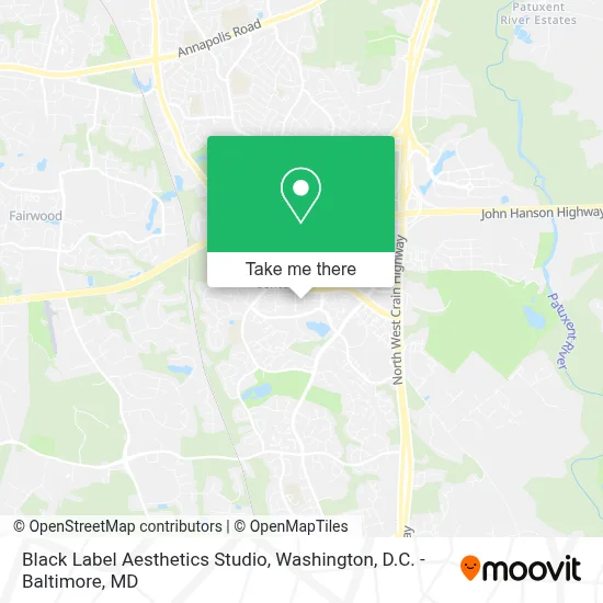 Black Label Aesthetics Studio map