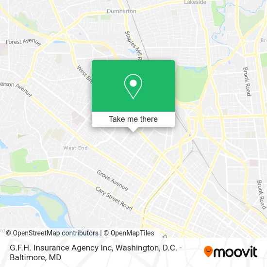 G.F.H. Insurance Agency Inc map