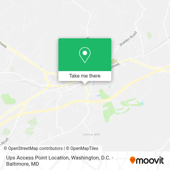 Ups Access Point Location map