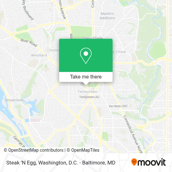 Steak 'N Egg map