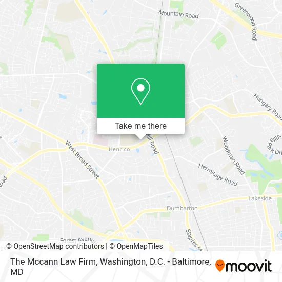 The Mccann Law Firm map