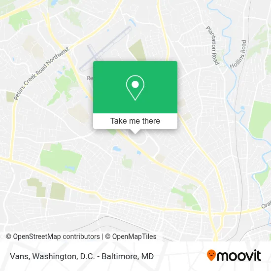 Vans map