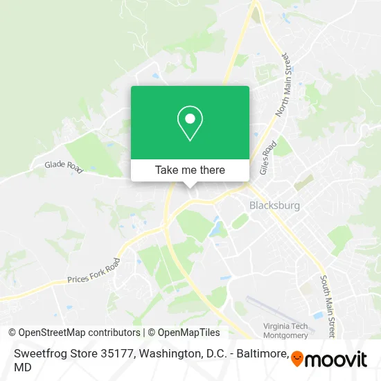 Sweetfrog Store 35177 map