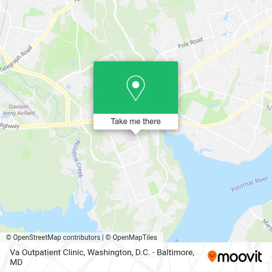 Va Outpatient Clinic map