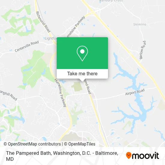The Pampered Bath map