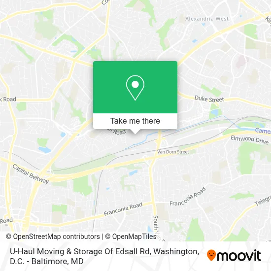 U-Haul Moving & Storage Of Edsall Rd map