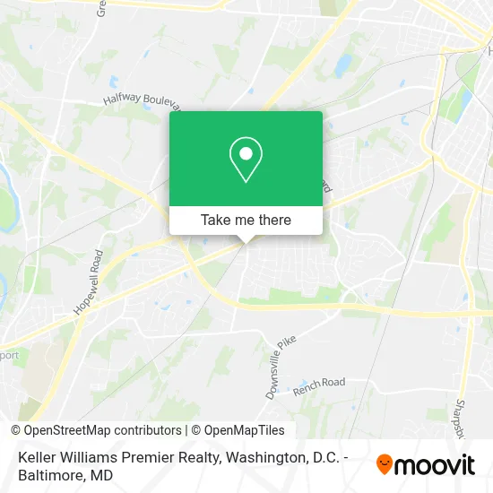 Keller Williams Premier Realty map