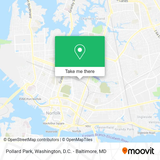 Pollard Park map