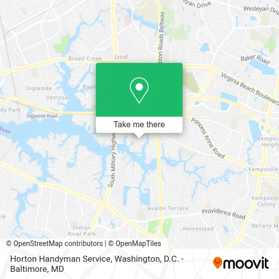 Horton Handyman Service map