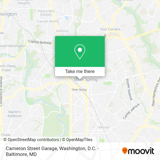 Cameron Street Garage map