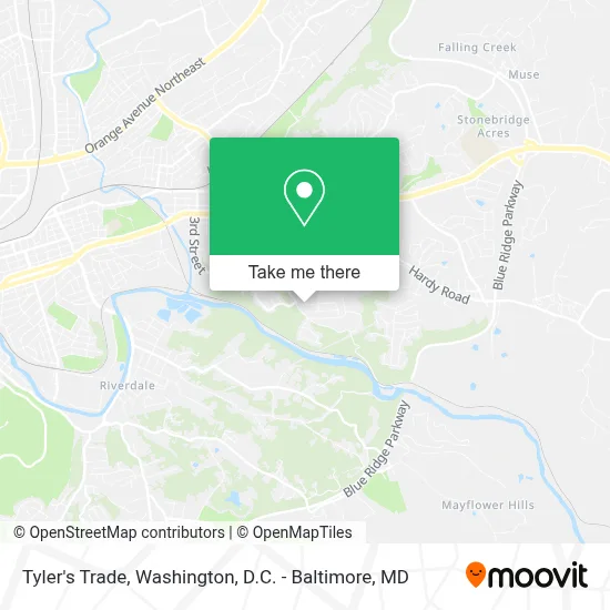 Tyler's Trade map