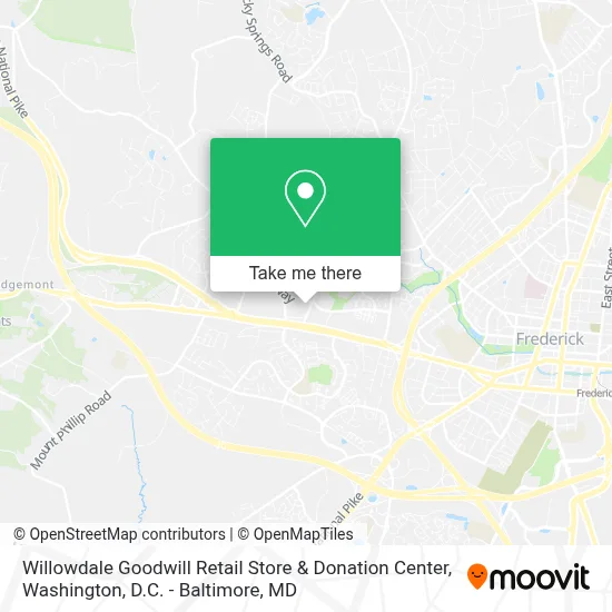 Willowdale Goodwill Retail Store & Donation Center map
