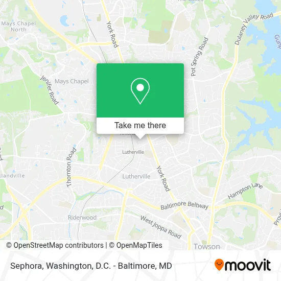 Sephora map